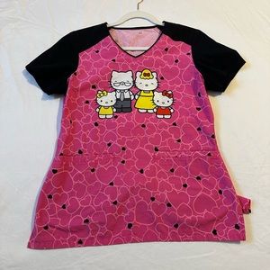 XS scrub top